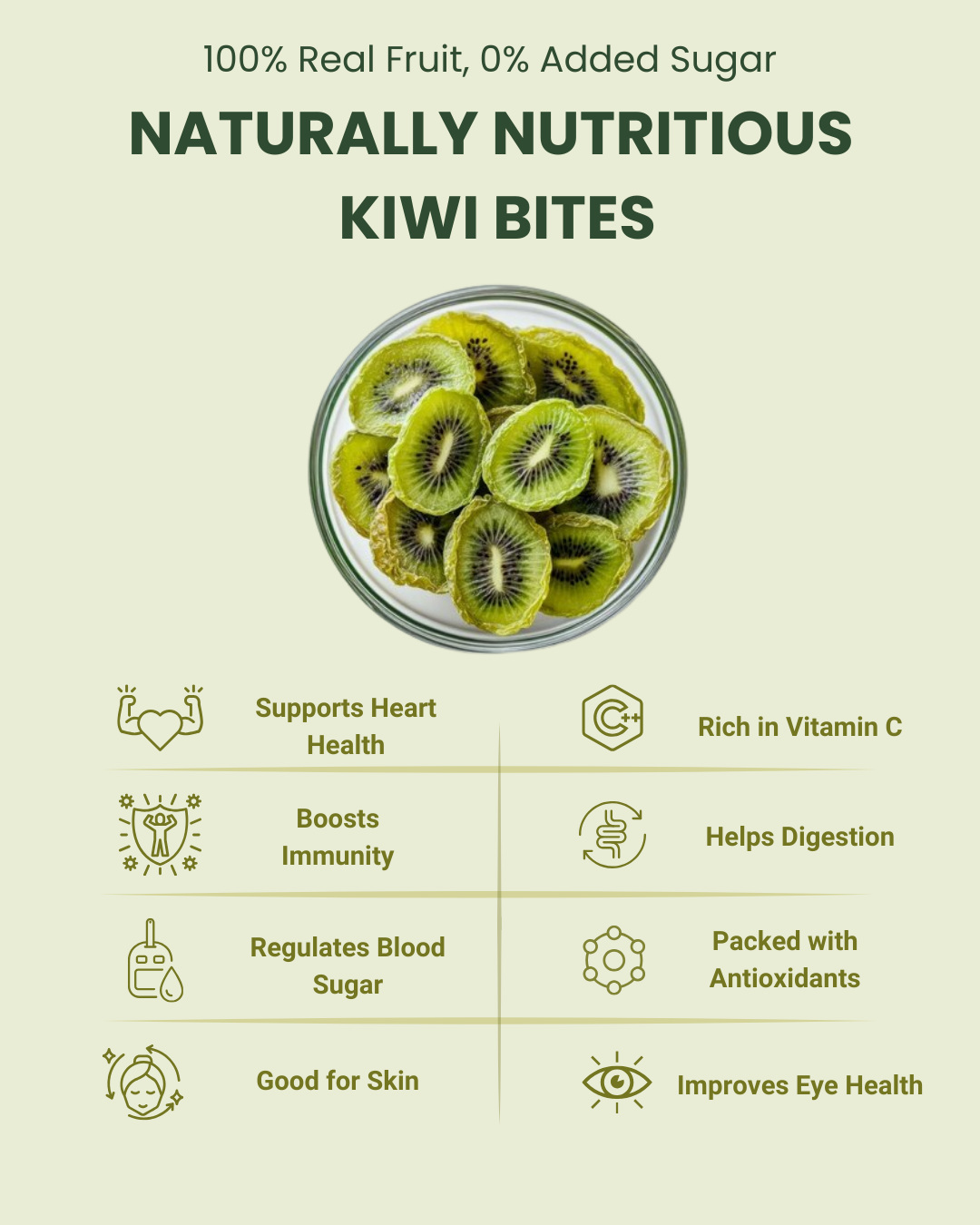 Maivya’s Kiwi Bites | 100% Natural | Best Snacks for Kids and Adults