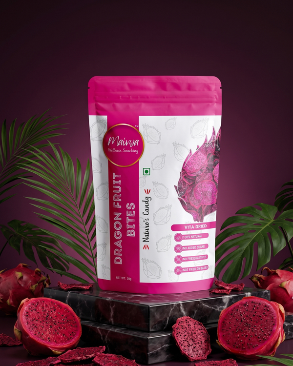 Dragon Fruit Bites | 100% Natural |Best Snacks for Kids and Adults