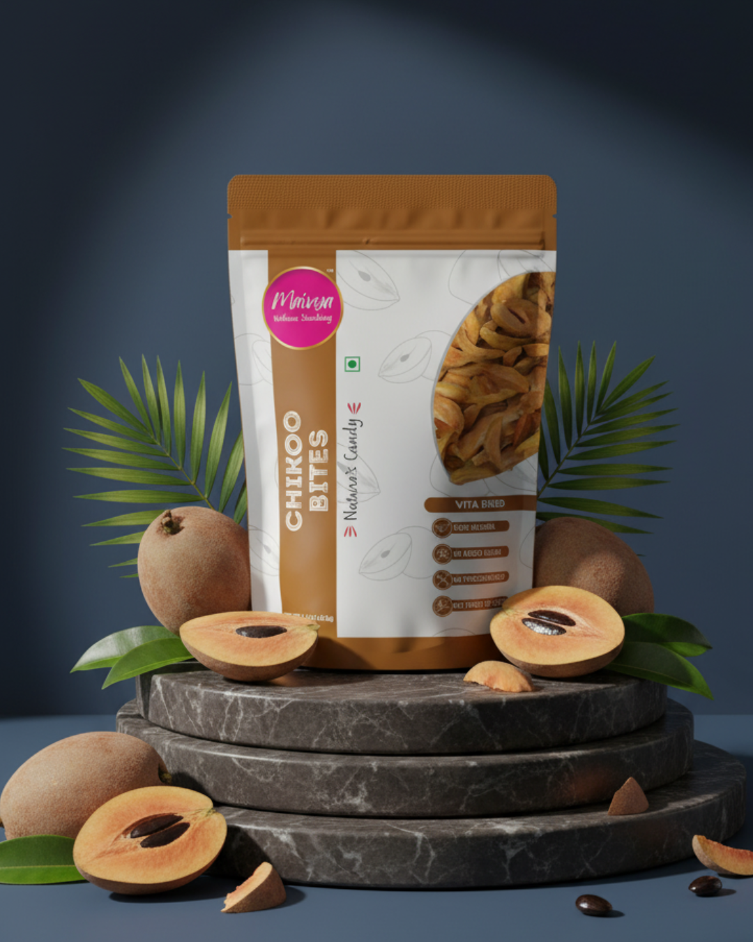 Chikoo Bites | 100% Natural |Best Snacks for Kids and Adults