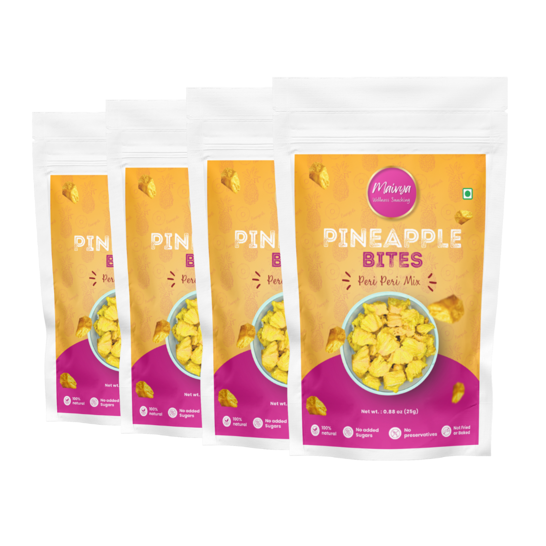 Pineapple Bites (Peri Peri Mix) - Pack of 4