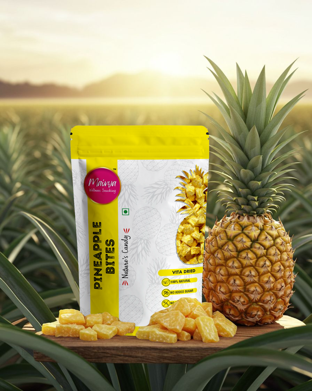 Pineapple Bites | 100% Natural |Best Snacks for Kids and Adults